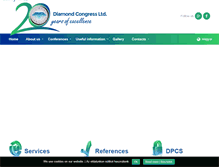 Tablet Screenshot of diamond-congress.hu